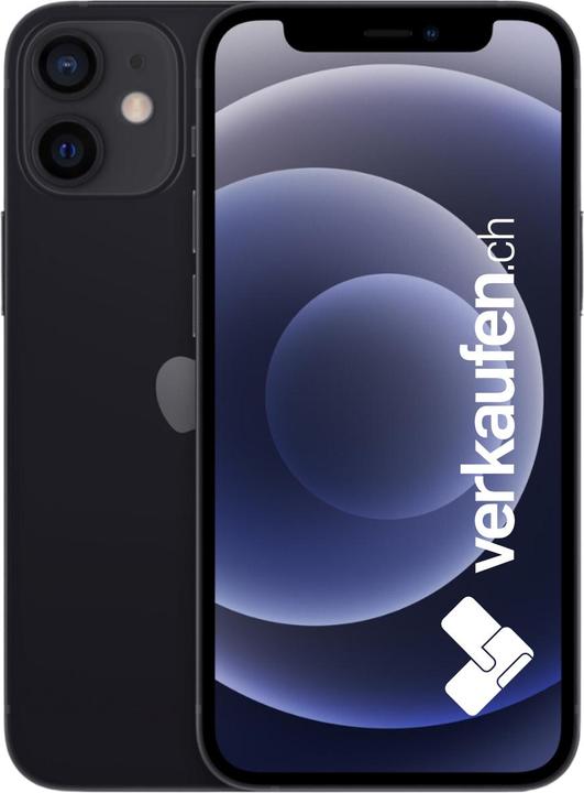 Produktbild verkaufen.ch iPhone 12 mini (128 GB, Black, 5.40", 12 Mpx, SIM + eSIM, A / Wie neu)