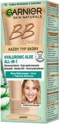 Produktbild Garnier GARNIER Hyaluronic Aloe All-In-1 BB Cream nawilżający krem BB do każdego typu skóry Jasny 50ml