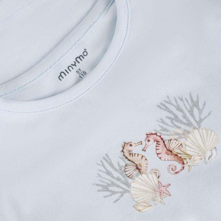 Produktbild Minymo Kurzarm T-Shirt Seepferdchen (98)