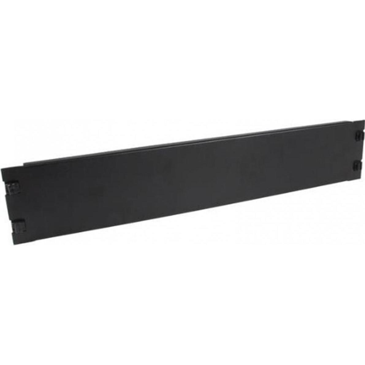 StarTech 2 HE Blindblende für Server Racks zur werkzeuglosen Installation, Serverschrank Zubehör, Schwarz