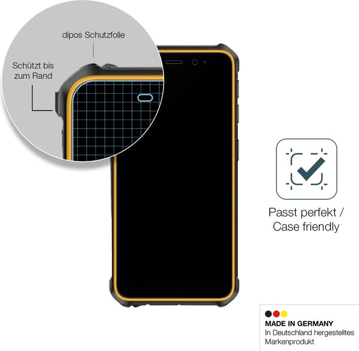Produktbild Dipos Anti-Shock Displayschutz Matt 9H (1 Stück, Ulefone Armor X12 Pro)