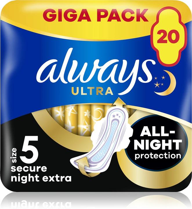 Produktbild Always Ultra Secure Night Extra (20x)