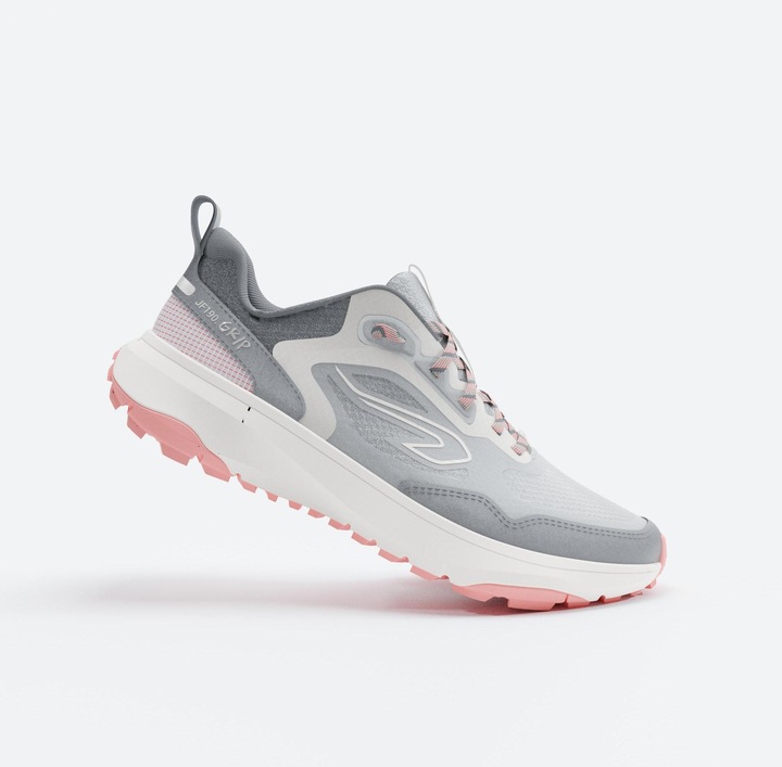 Actual product image Kalenji Trailrunningschuhe Damen - JogFlow 190 Grip dunkelgrau/pink (40)