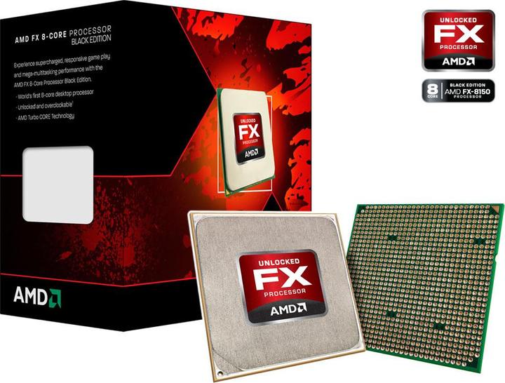 Produktbild AMD FX-8150, Bulldozer, 8C/8T (AM3+, 3.30 GHz, 8 -Core)