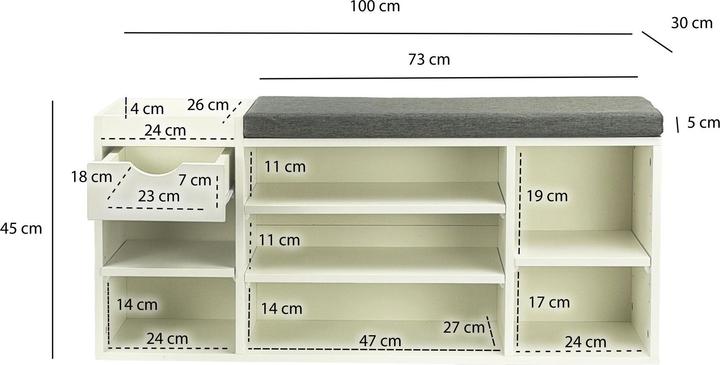 Actual product image Wohnling Flur (100 cm)