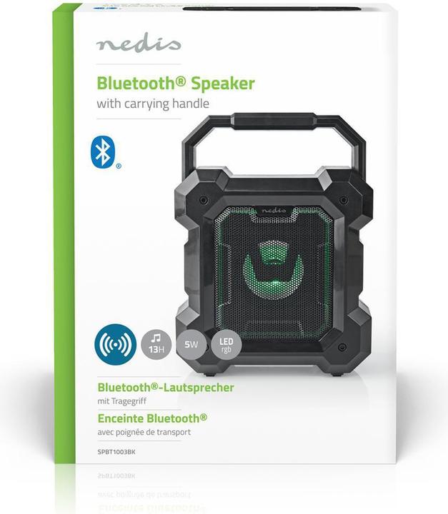 Produktbild Nedis SPBT1003BK Bluetooth - Lautsprecher (13 h)