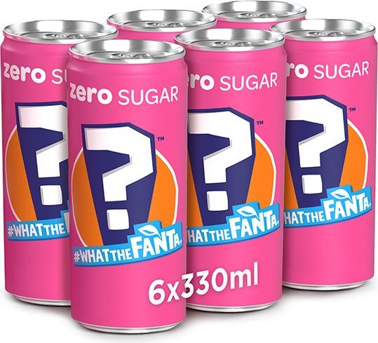Actual product image Fanta #WhatTheFanta (6 x 33 cl)