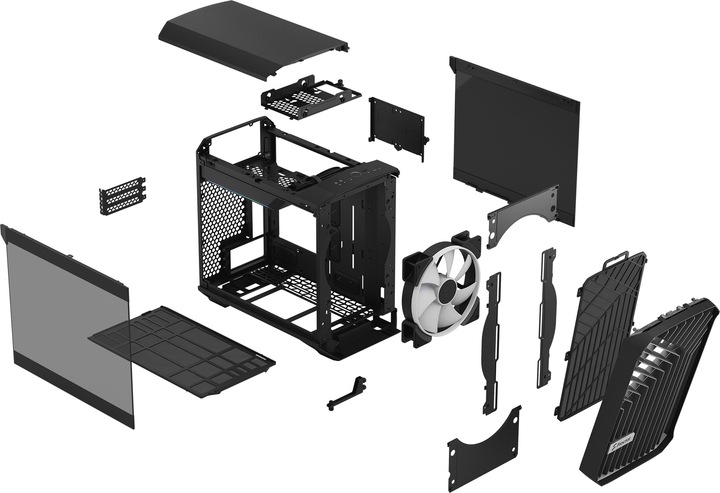 Actual product image Fractal Torrent Nano (Mini-ITX, Mini-DTX)