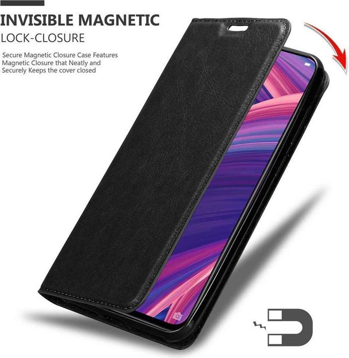 Actual product image Cadorabo Book Invisible Magnet Cover (Oppo R17 Pro)