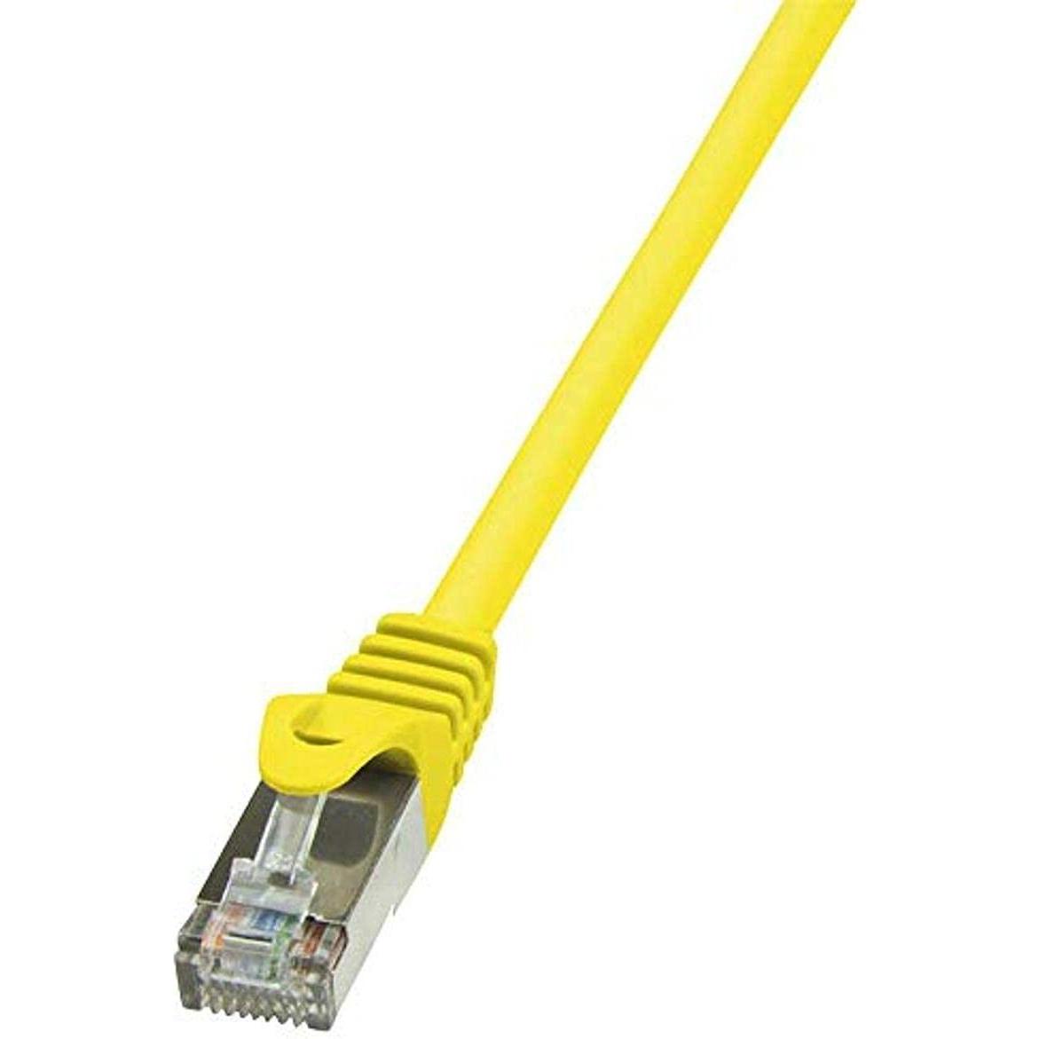 LogiLink Netzwerkkabel (F/UTP, CAT5e, 0.50 m), Netzwerkkabel