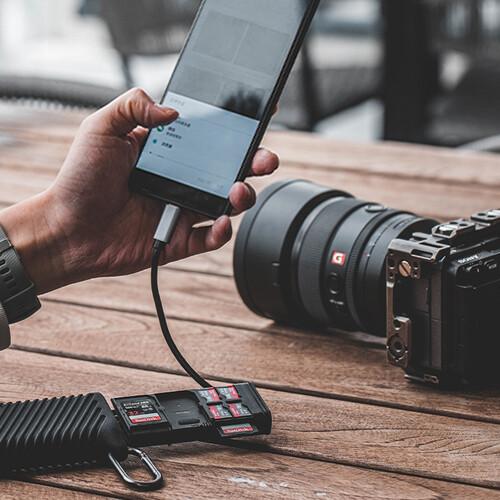 Image du produit Pgytech Étui pour lecteur de cartes haute vitesse CreateMate (USB-C)