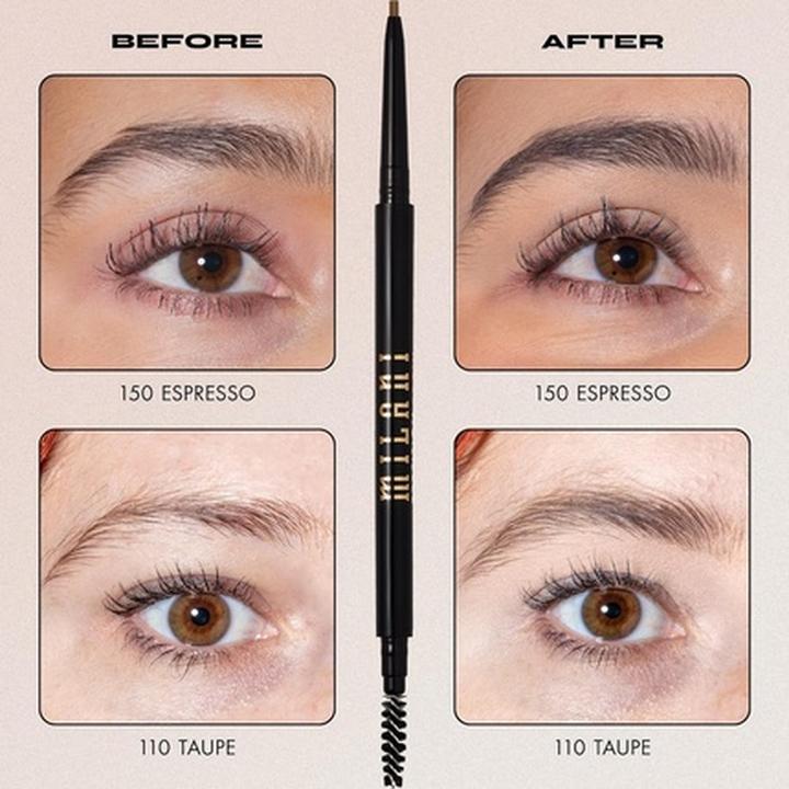 Actual product image Milani Precision Brow Pencil Medium Brown