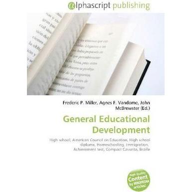 General Educational Development, Fachbücher von Agnes F. Vandome, Frederic P. Miller, John McBrewster