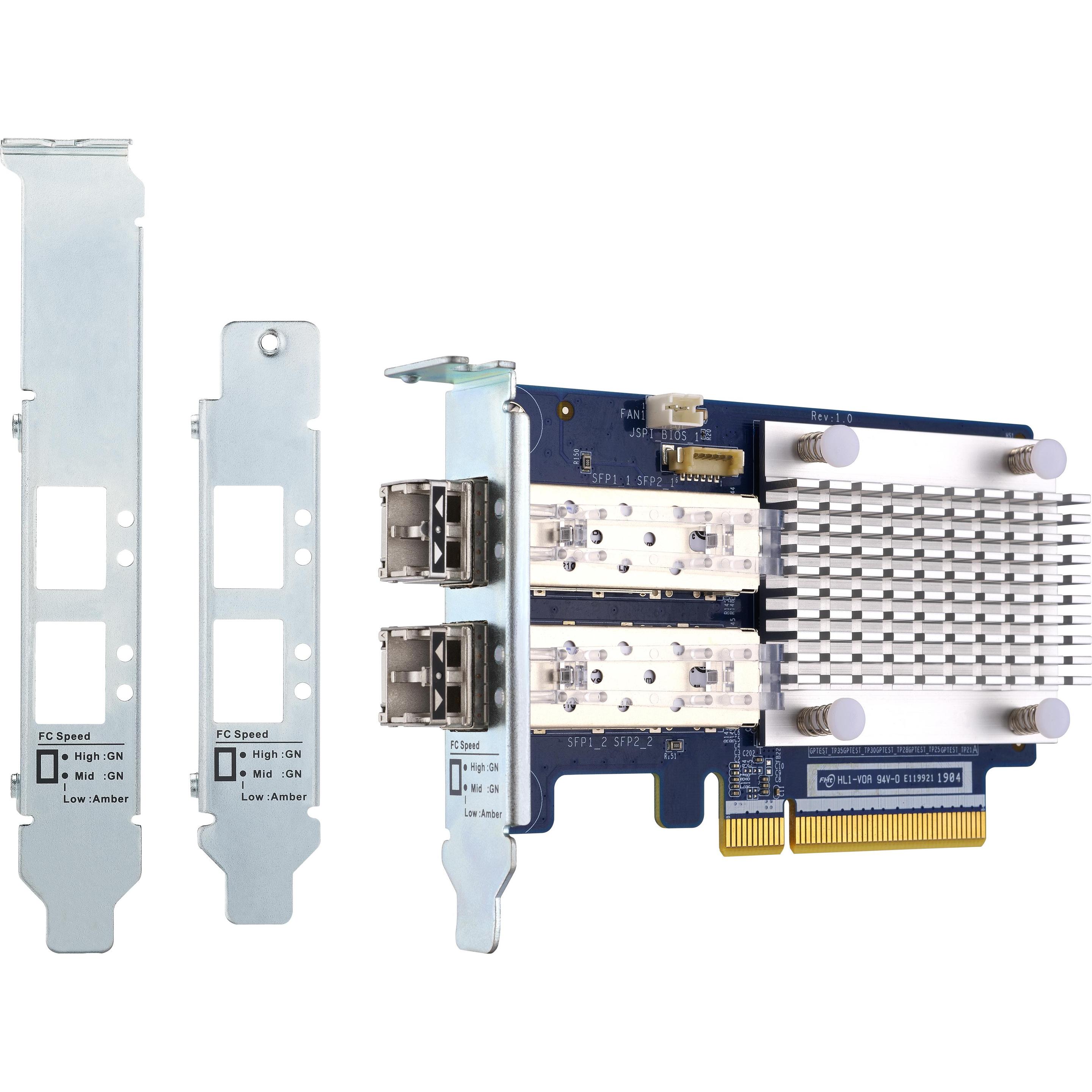 QNAP 32g Fibre Channel Host Bus Adapter, Transceiver