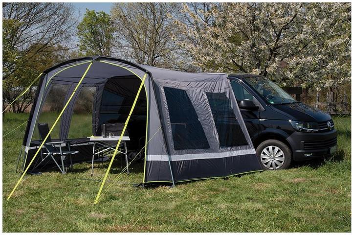 Produktbild High Peak Buszelt Trento 2.0 lightgrey-darkgrey-lime (Kuppelzelt, 9.10 kg, 2 Personen)