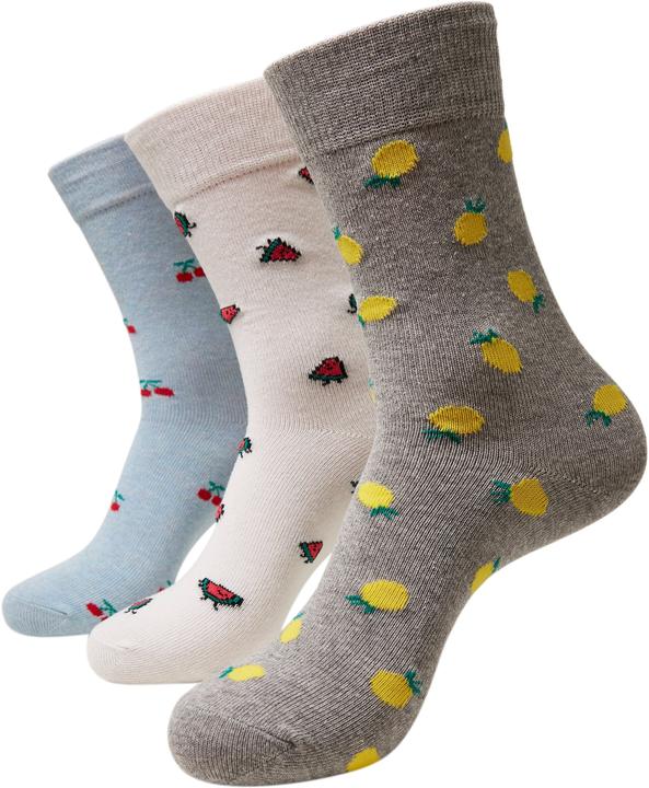 Produktbild Urban Classics Recycled Yarn Fruit Socks 3-Pack (3er Pack, 35 - 38)