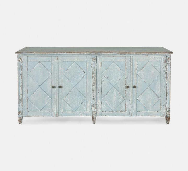 Image du produit Loberon Kommode Resplandor antikblau (160 x 50 x 78 cm)