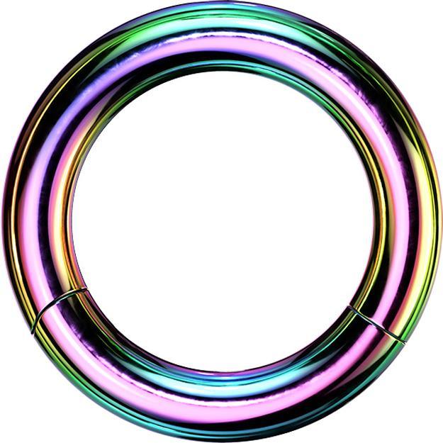 Produktbild Star Piercing Segmentring klappbar farbig (ohne Messing, Chirurgenstahl 316L)