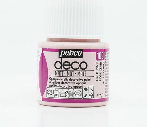 Productafbeelding Pebeo Deco Matte Acryl Kleuren (lichtroze, 45 ml)