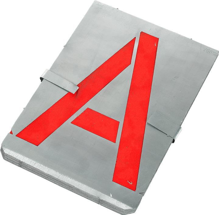 Produktbild Walkron Zinkschablone