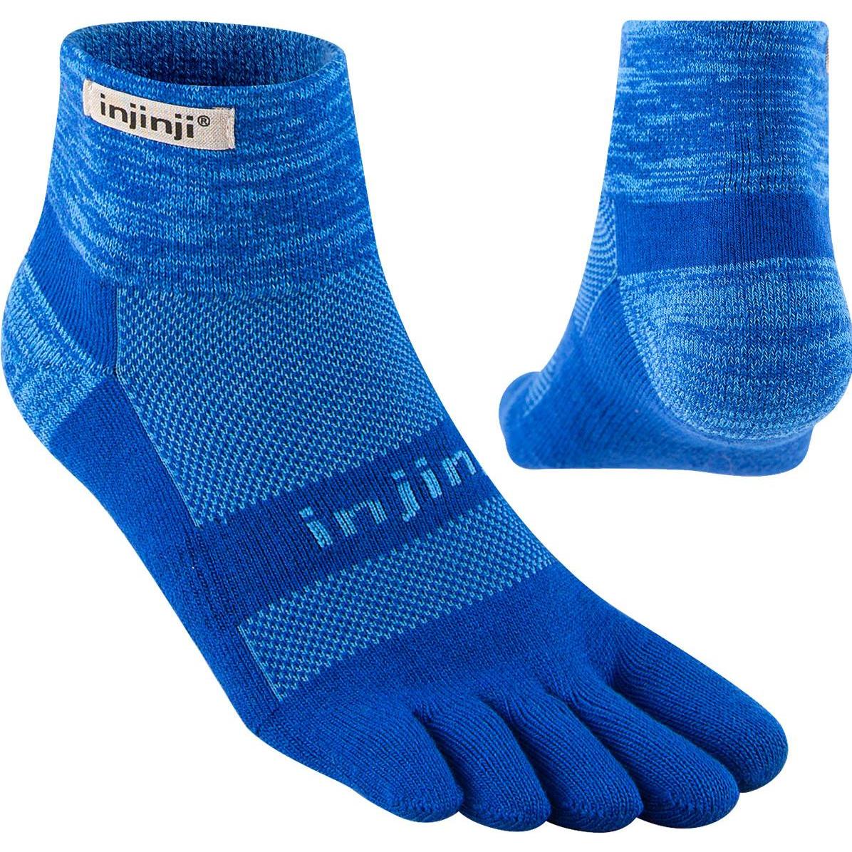 Thumbnail - Injinji, Herren, Sportsocken, Trail Midweight Mini-Crew (44, 47), Blau