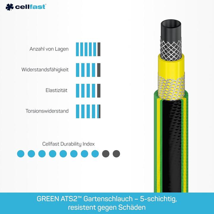 Produktbild Cellfast Green ATS2 GARDEN HOSE SIZE: 3/4 "LENGTH: 50m (50 m, 19 mm)