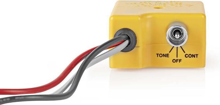 Actual product image Nedis PC and Multimedia Cable Tester PC and Multimedia Cable Tester Sound Generator LED Display Headphones