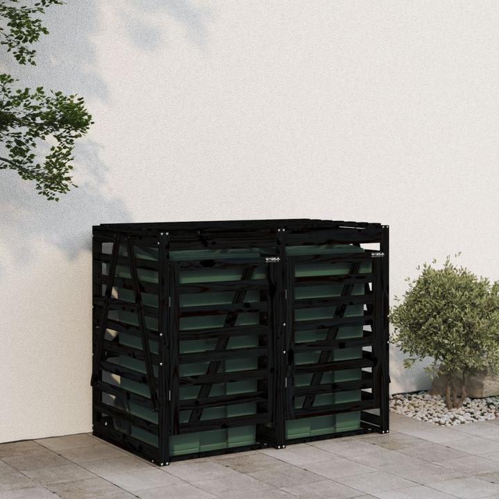 Produktbild vidaXL Mülltonnenbox für 2 Tonnen