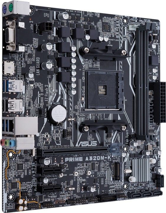 Produktbild ASUS Prime A320M-K (AM4, AMD A320, mATX)