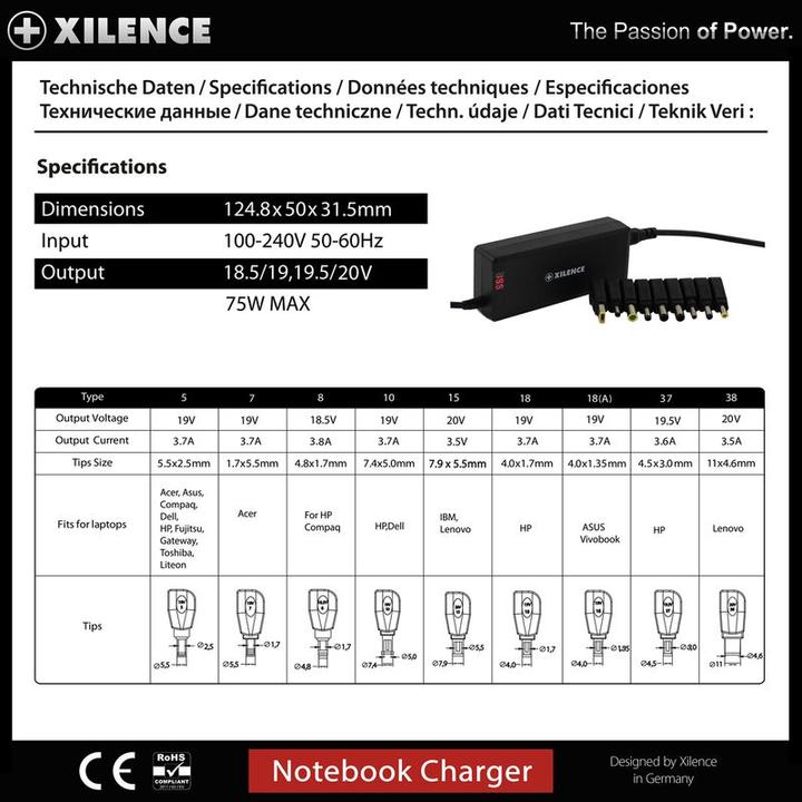 Produktbild Xilence XM008 (75 W)