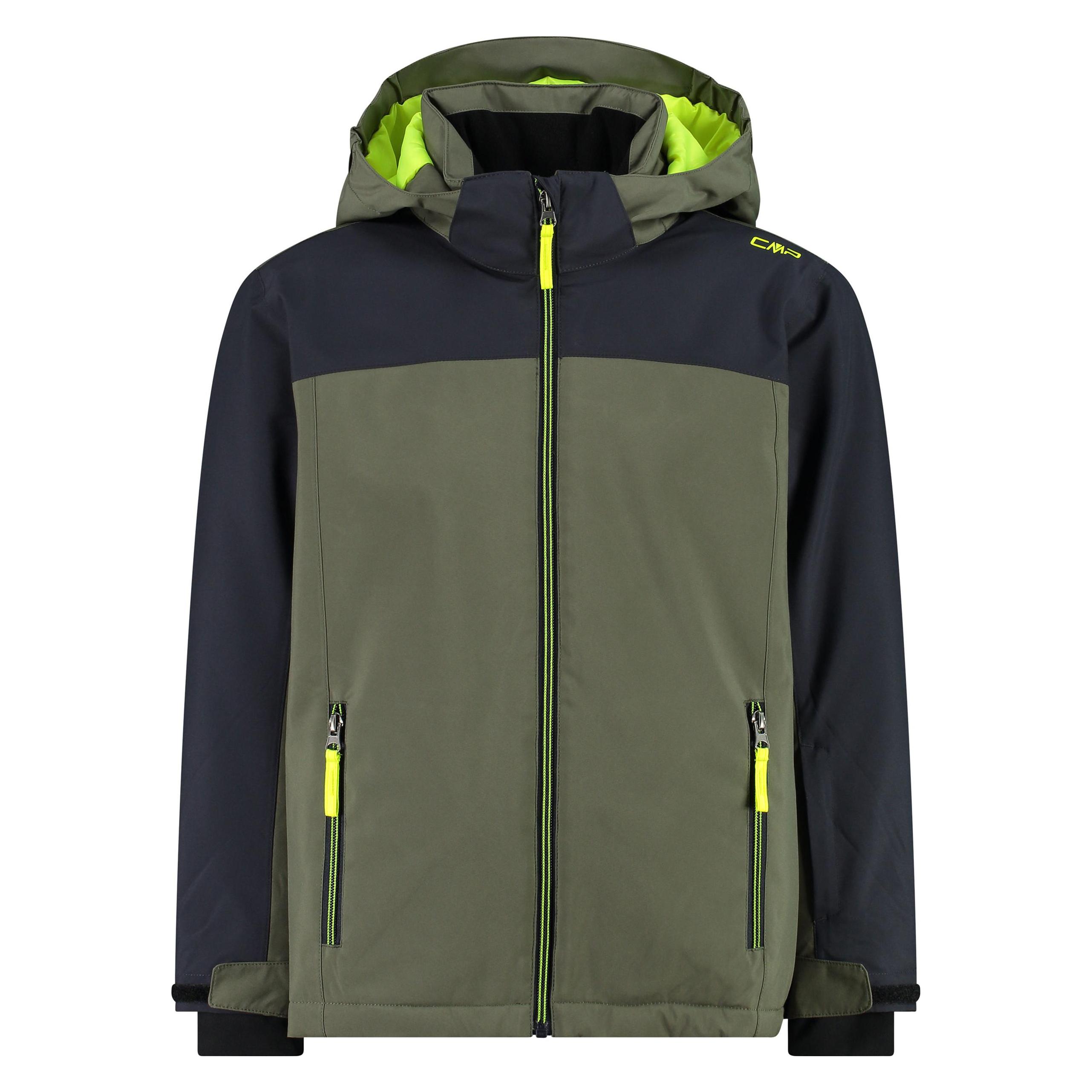 Cmp Campagnolo, Jungen, Skijacke, Boy's Jacket Snaps Hood Twill (140), Grün, 140