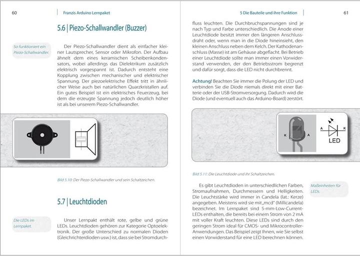 Produktbild Franzis Lernpaket Arduino mit Bauteilen