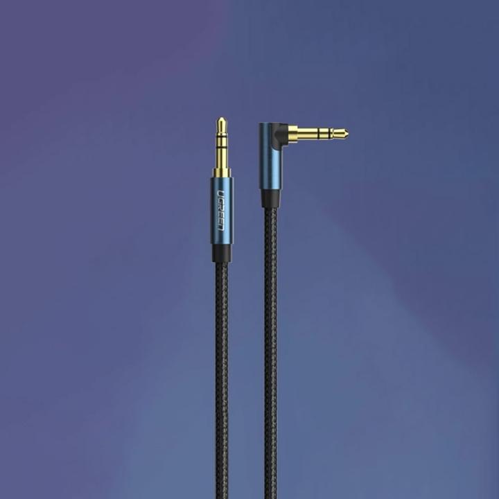 Produktbild Ugreen audio cable 2 x mini jack 3.5mm 0.5m blue (AV112) (0.50 m, 3.5mm Klinke (AUX))