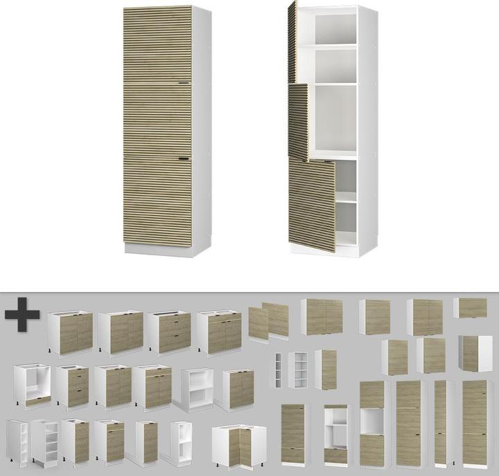 Produktbild Vicco Herdumbauschrank Fame-Line (60 x 58 x 206.80 cm)