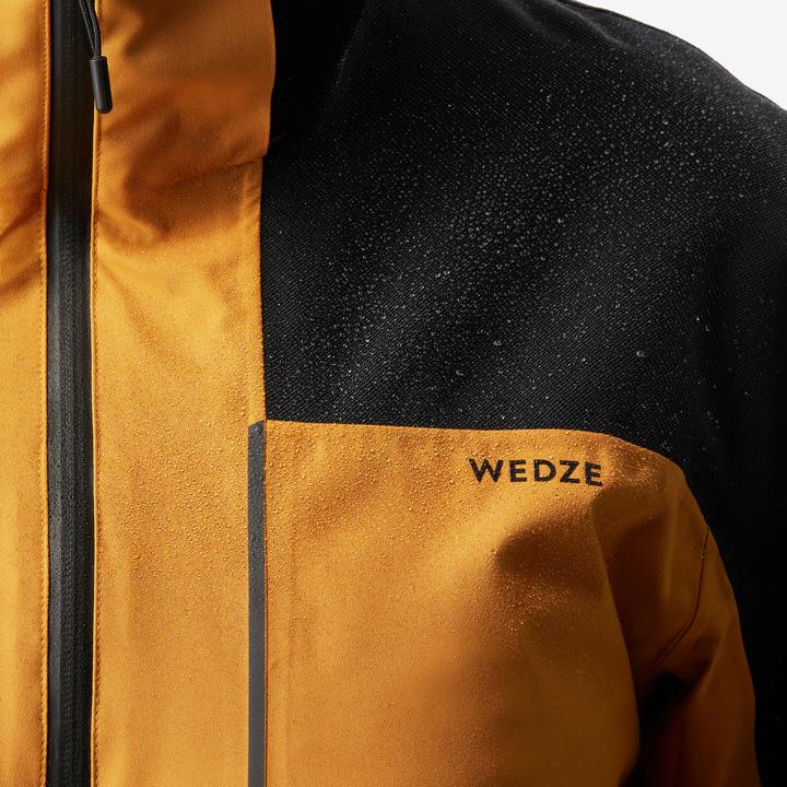 Produktbild Wedze Skijacke Herren wasserdicht und strapazierfähig - 500 camel/schwarz (XXL)
