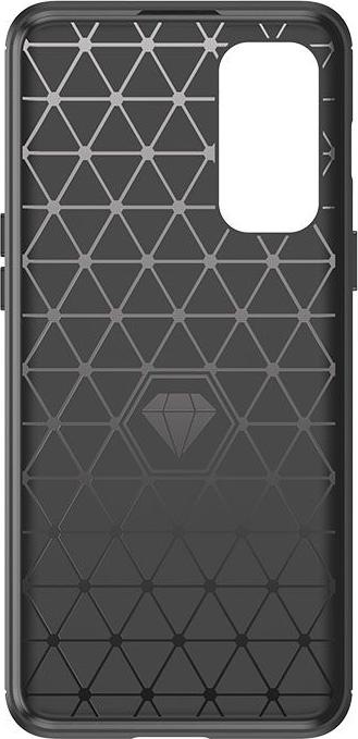 Immagine prodotto Hurtel Cover flessibile Carbon Case per OnePlus Nord 2 5G nera (OnePlus Nord 2 5G)