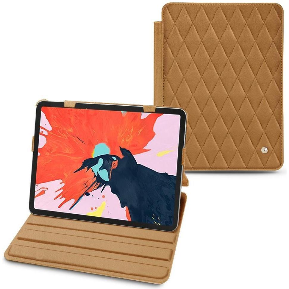 Noreve Lederschutzhülle horizontal (iPad Pro 11 2018 (1. Gen)), Tablet Hülle, Braun