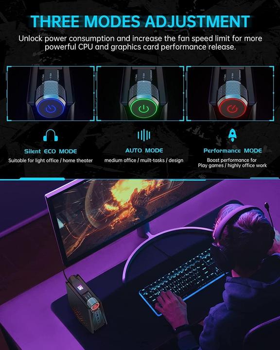 Produktbild AceMagic Mini PC Ryzen 5 5600U (512 GB, 16 GB, AMD Ryzen 5 5600U)