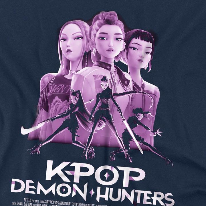 Produktbild K-Pop Demon Hunters TShirt Rückseitiger Aufdruck (XL)
