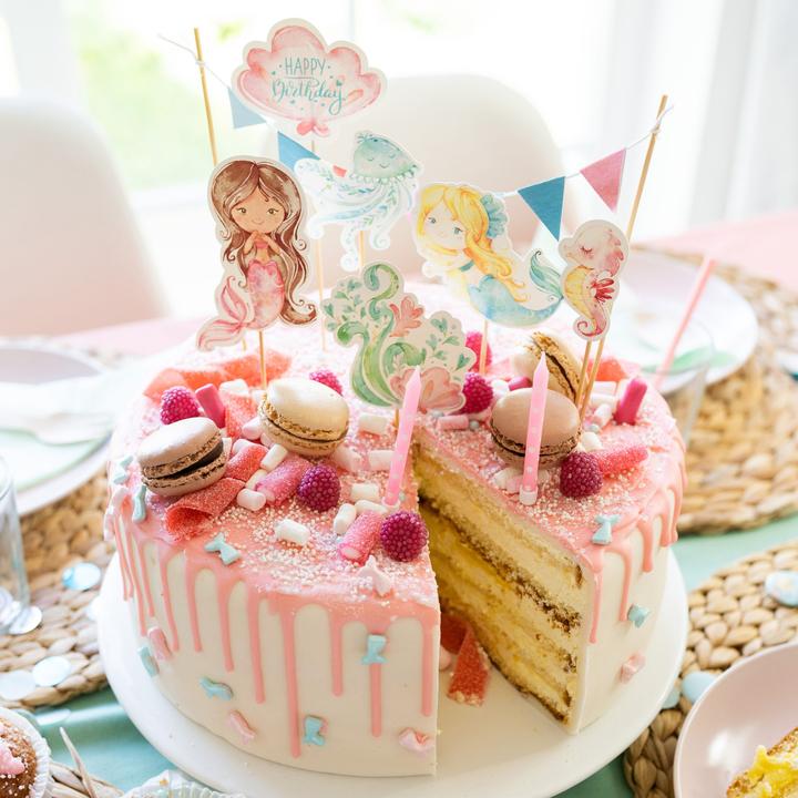 Actual product image Papierdrachen Cake topper (19 pcs.)