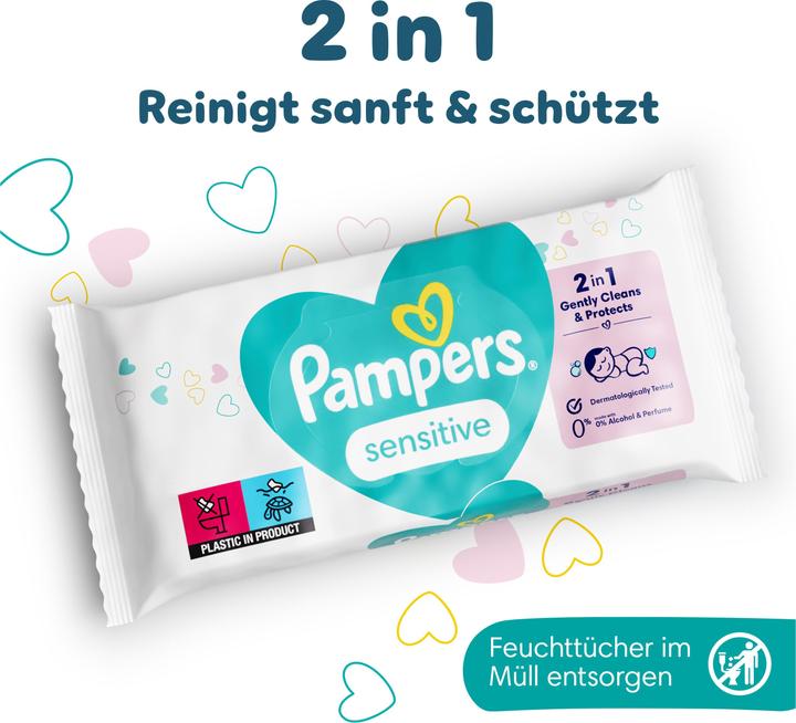 Actual product image Pampers Sensitive (260 Piece)