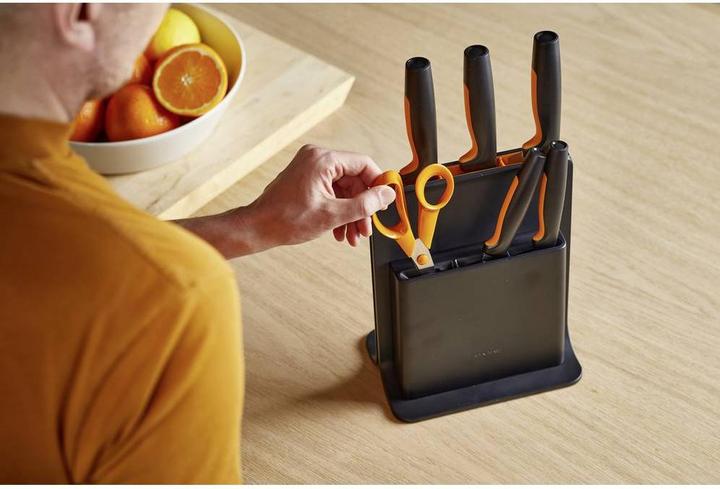 Actual product image Fiskars Functional shape plastic knife case for 5 knives