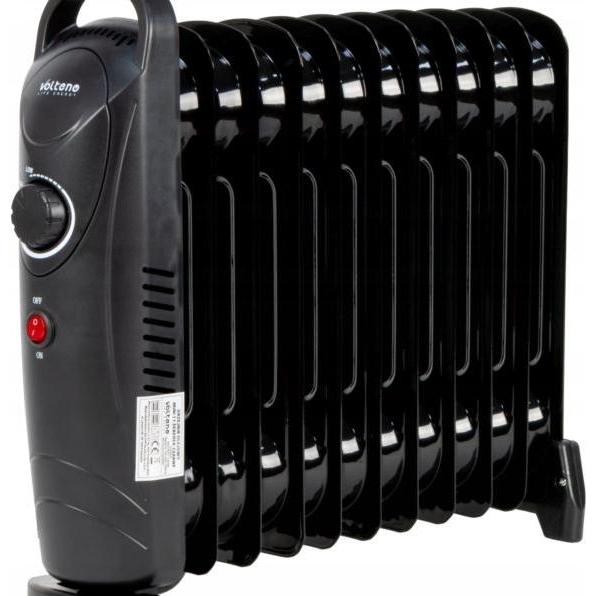 Volten Grzejnik Olejowy 11-żeberek Mini, Radiatore, Nero