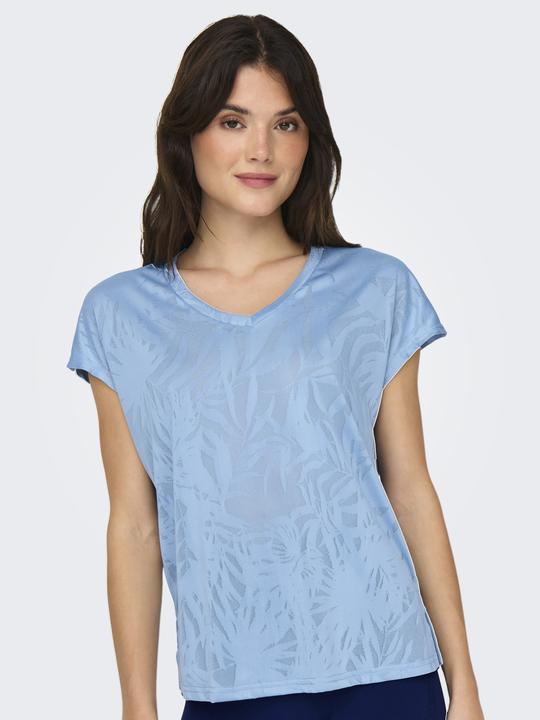 Produktbild Only Play Locker geschnitten V-Ausschnitt Fledermaus-Ärmel T-Shirt T-shirt (L)