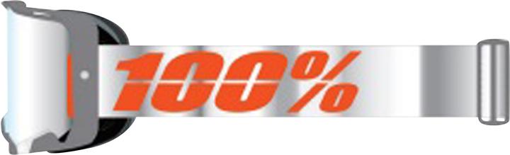 Produktbild 100% Armega HIPER Goggle Silver - Mirror Silver Lens (Grau, Mirror Silver)