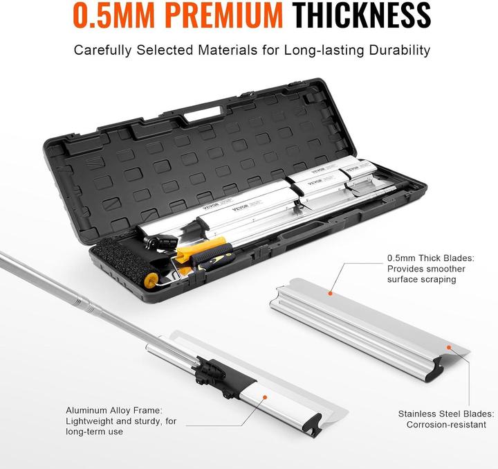 Actual product image Vevor Skimming Blade Set