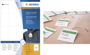 Actual product image Herma Attachment labels A4