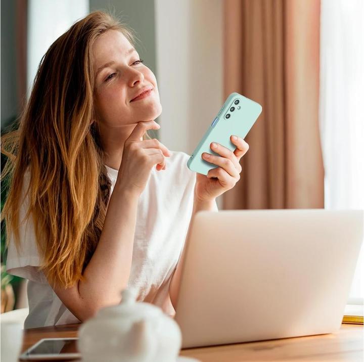 Produktbild Screenguard Samsung Galaxy A15 5G Liquid Silicone Case Hülle (Samsung Galaxy A15 5G)