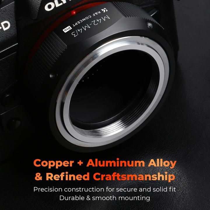 Produktbild K&F Concept M10125 High Precision Lens Adapter Mount, M42-M4/3