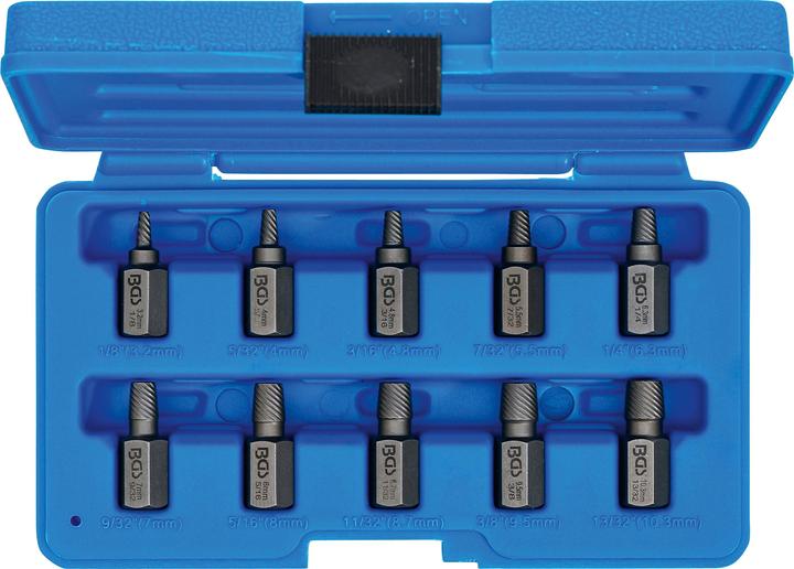 Actual product image BGS Jeu d'extracteurs de vis cassées | 10 pièces